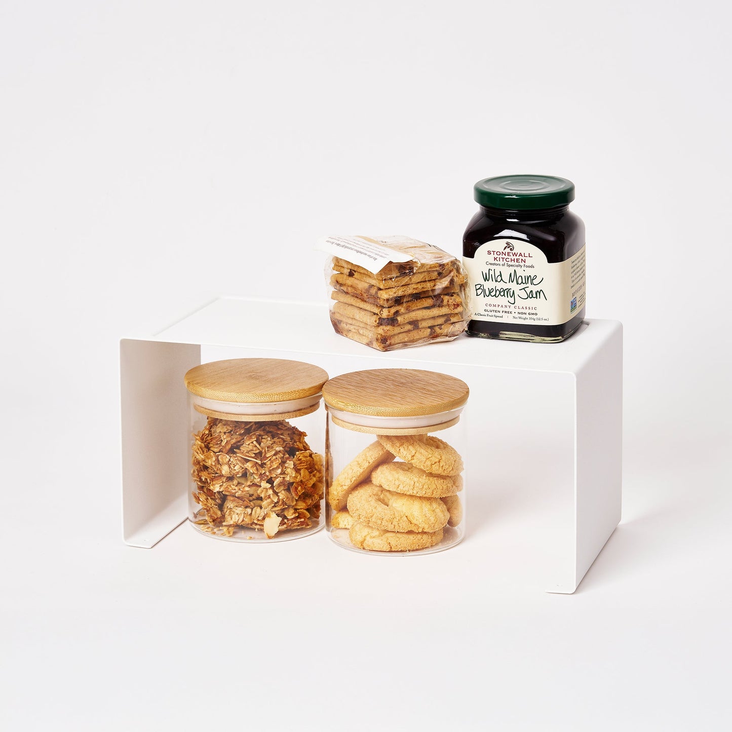 Stackable Countertop Shelf Riser - Neat Corners