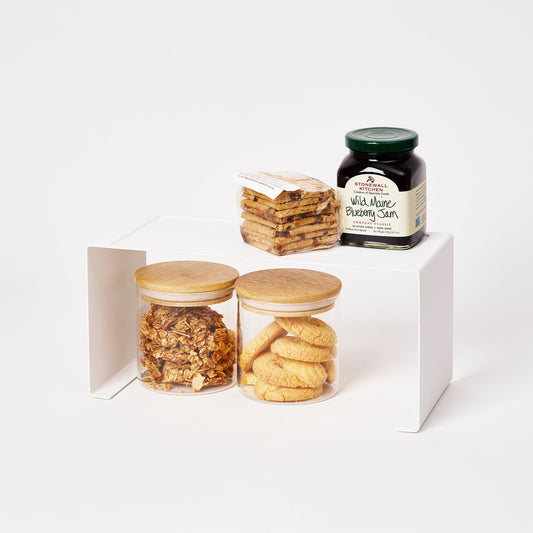 Stackable Countertop Shelf Riser - Neat Corners