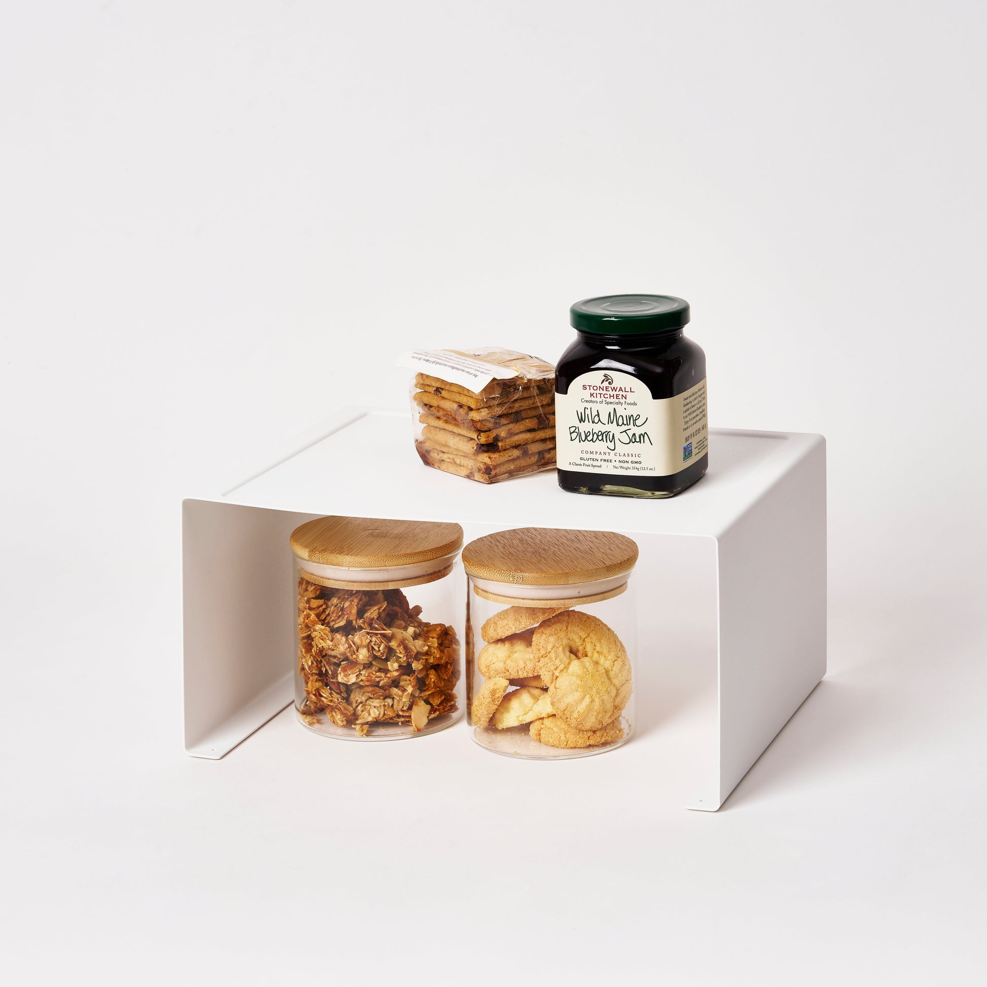 Stackable Countertop Shelf Riser - Neat Corners