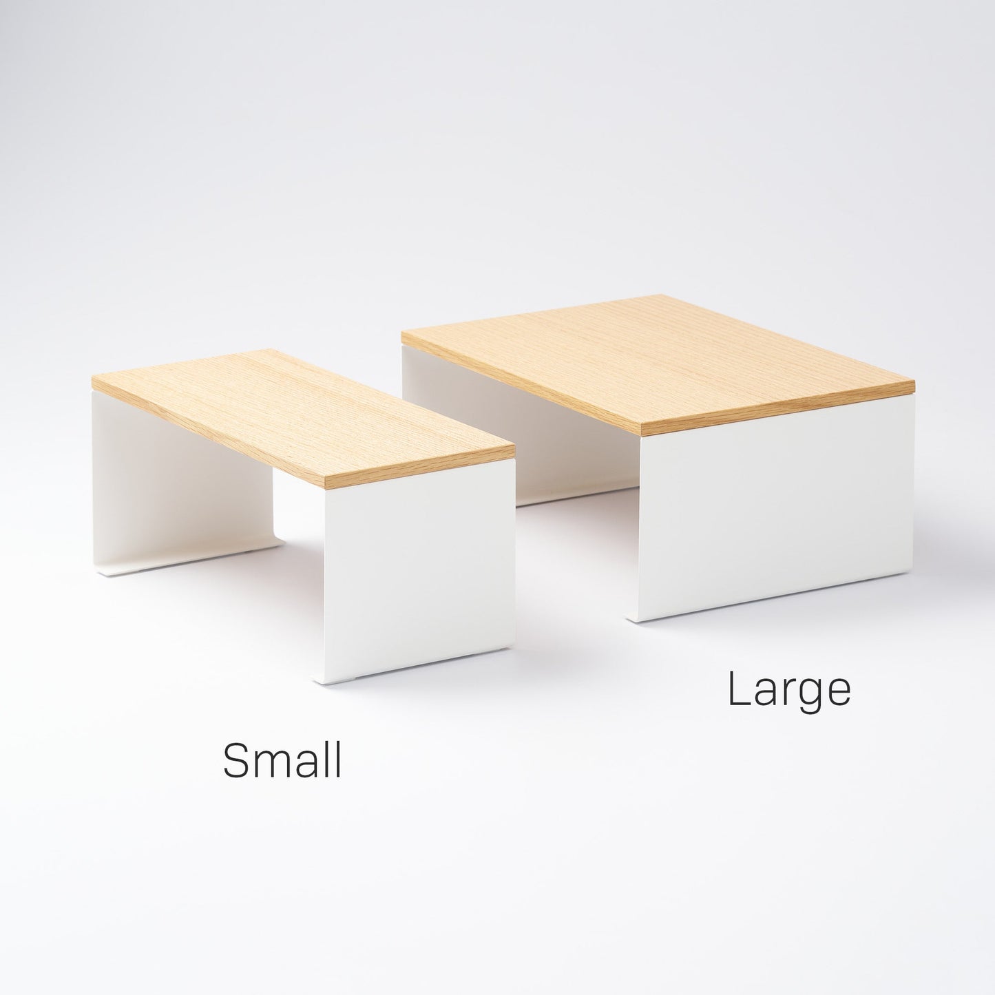 Steel & Wood Stackable Countertop Shelf - Neat Corners