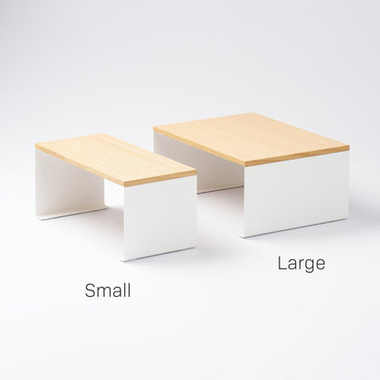 Steel & Wood Stackable Countertop Shelf - Neat Corners
