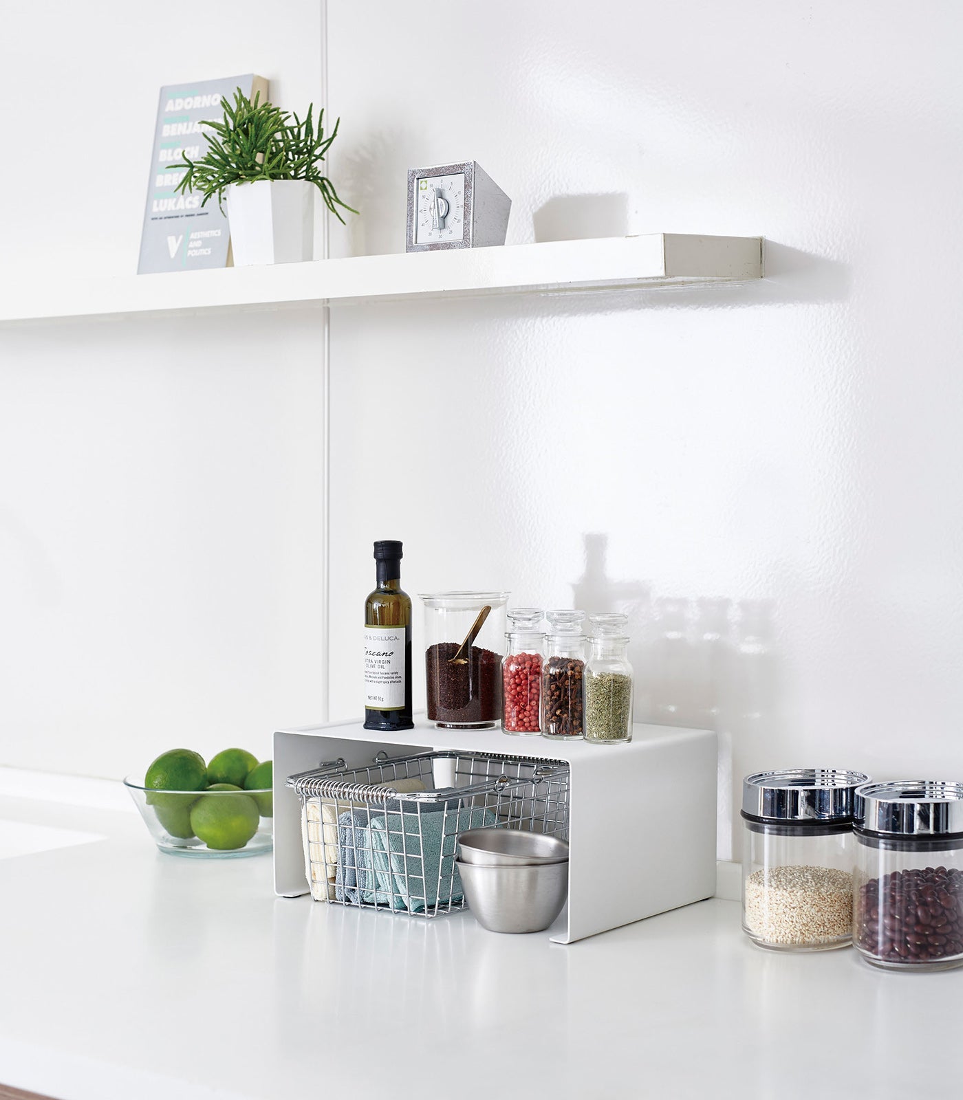 Stackable Countertop Shelf Riser - Neat Corners