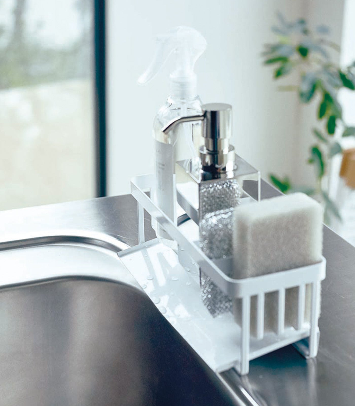 Sink Sponge & Bottle Holder - Kitchen Calm