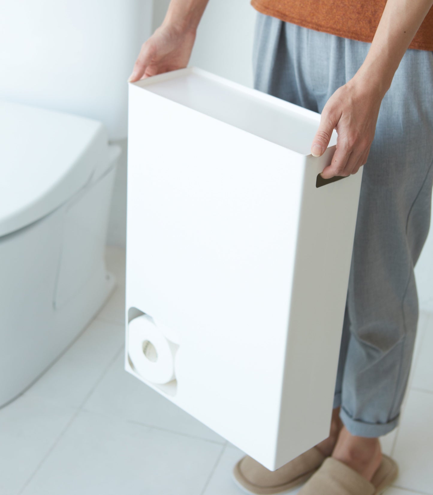 Steel Toilet Paper Stocker - Bathroom Reset