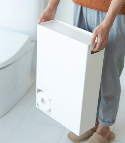 Steel Toilet Paper Stocker - Bathroom Reset