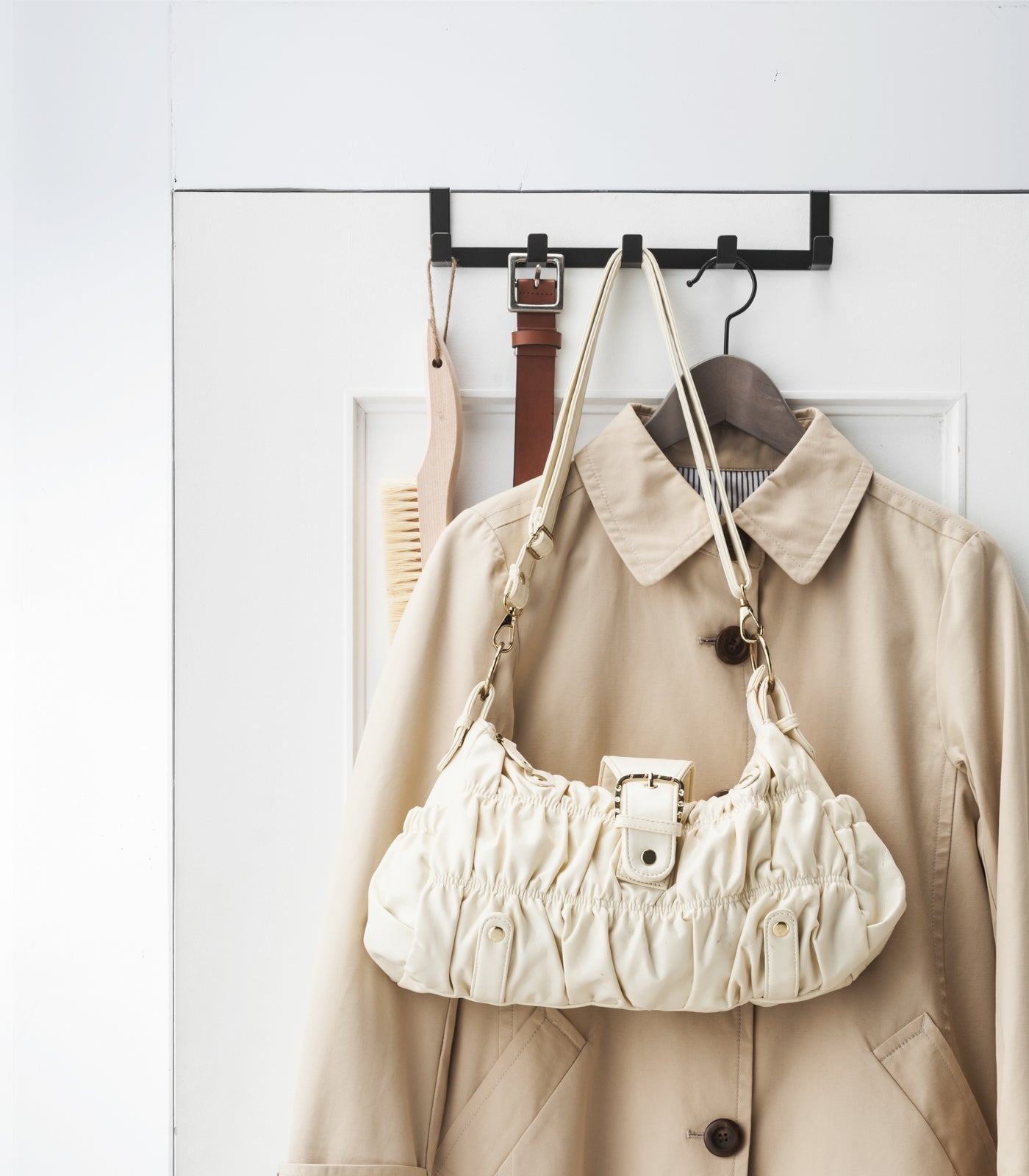 Wide Over-the-Door Hook Rack - Entryway Essentials