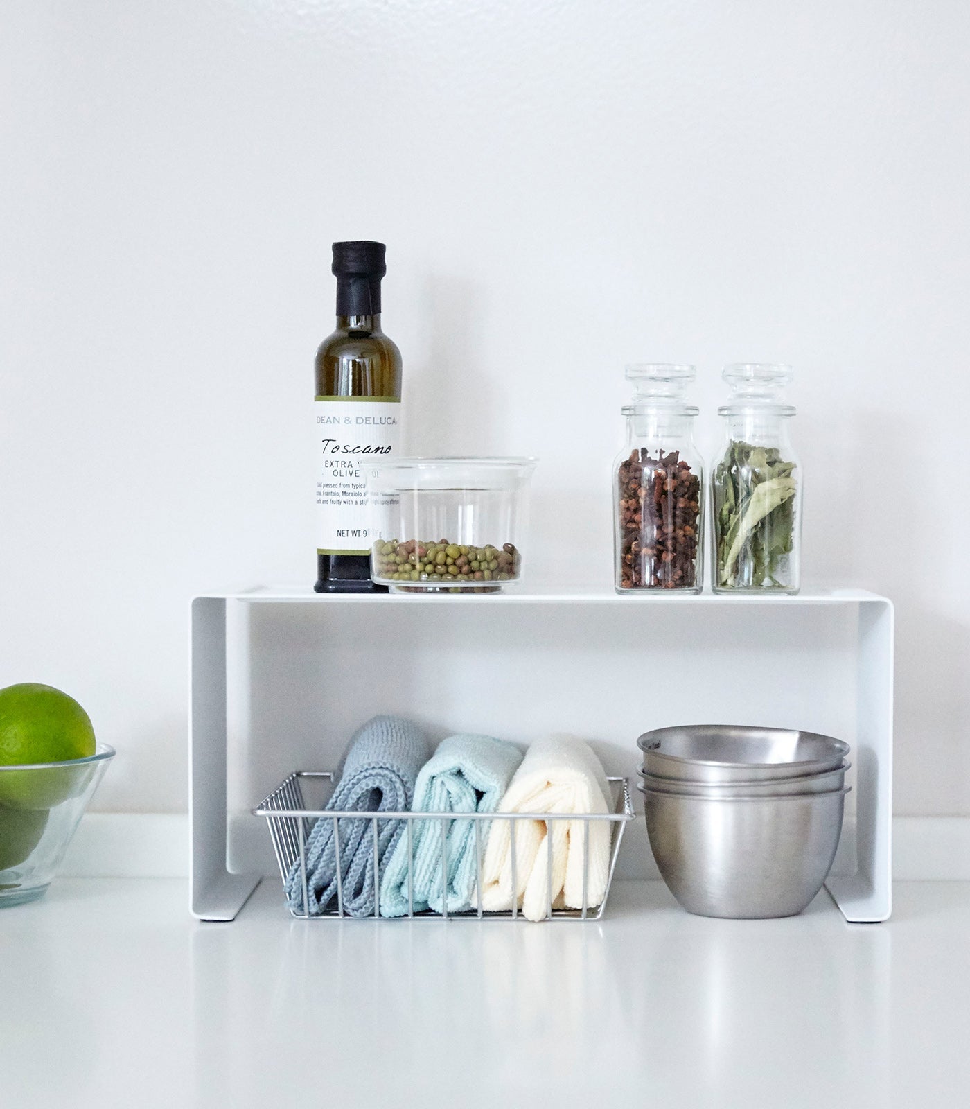 Stackable Countertop Shelf Riser - Neat Corners