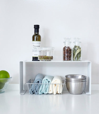 Stackable Countertop Shelf Riser - Neat Corners