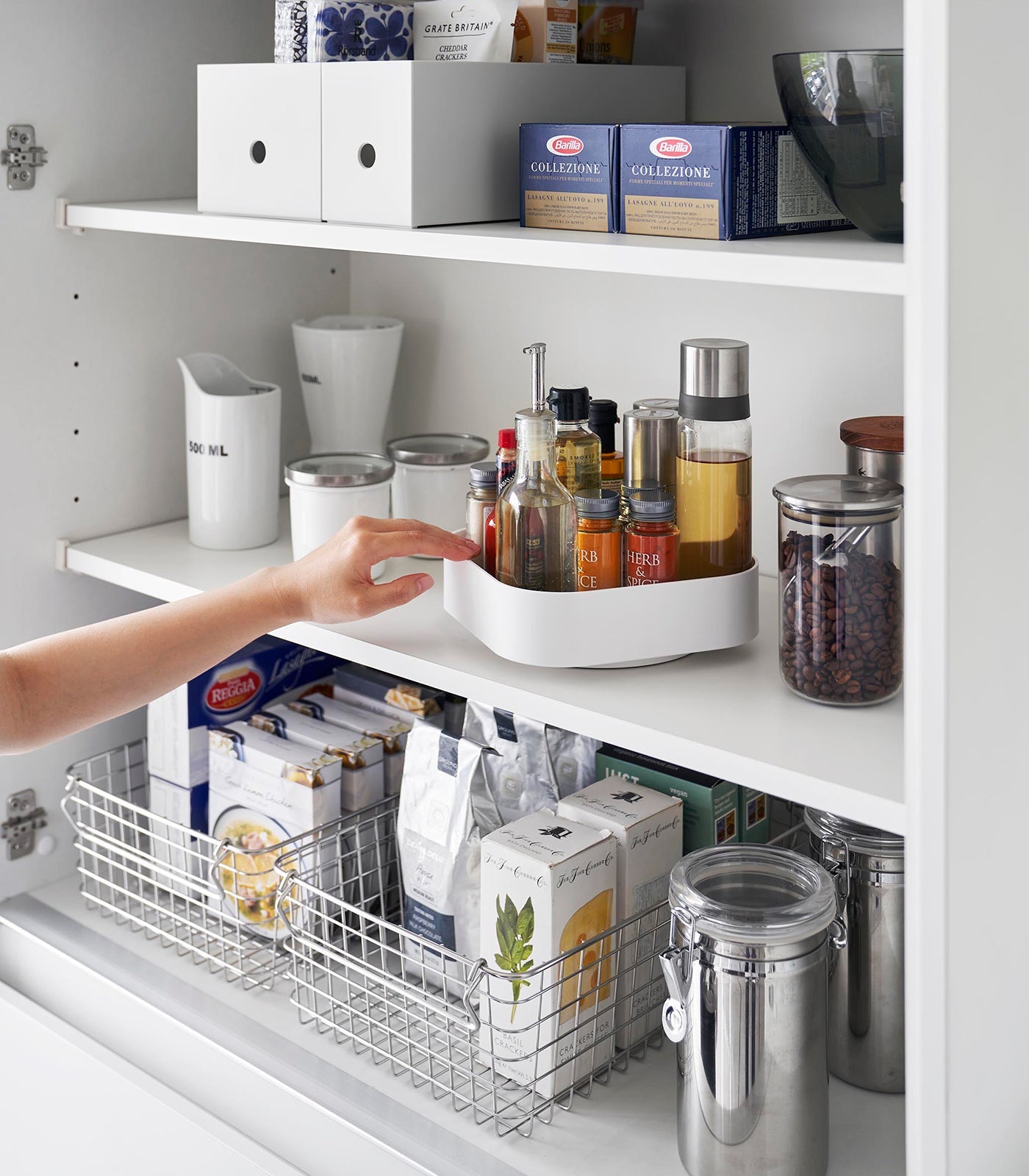 Square Lazy Susan Organizer - Kitchen Calm