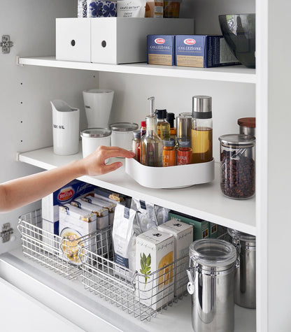 Square Lazy Susan Organizer - Kitchen Calm