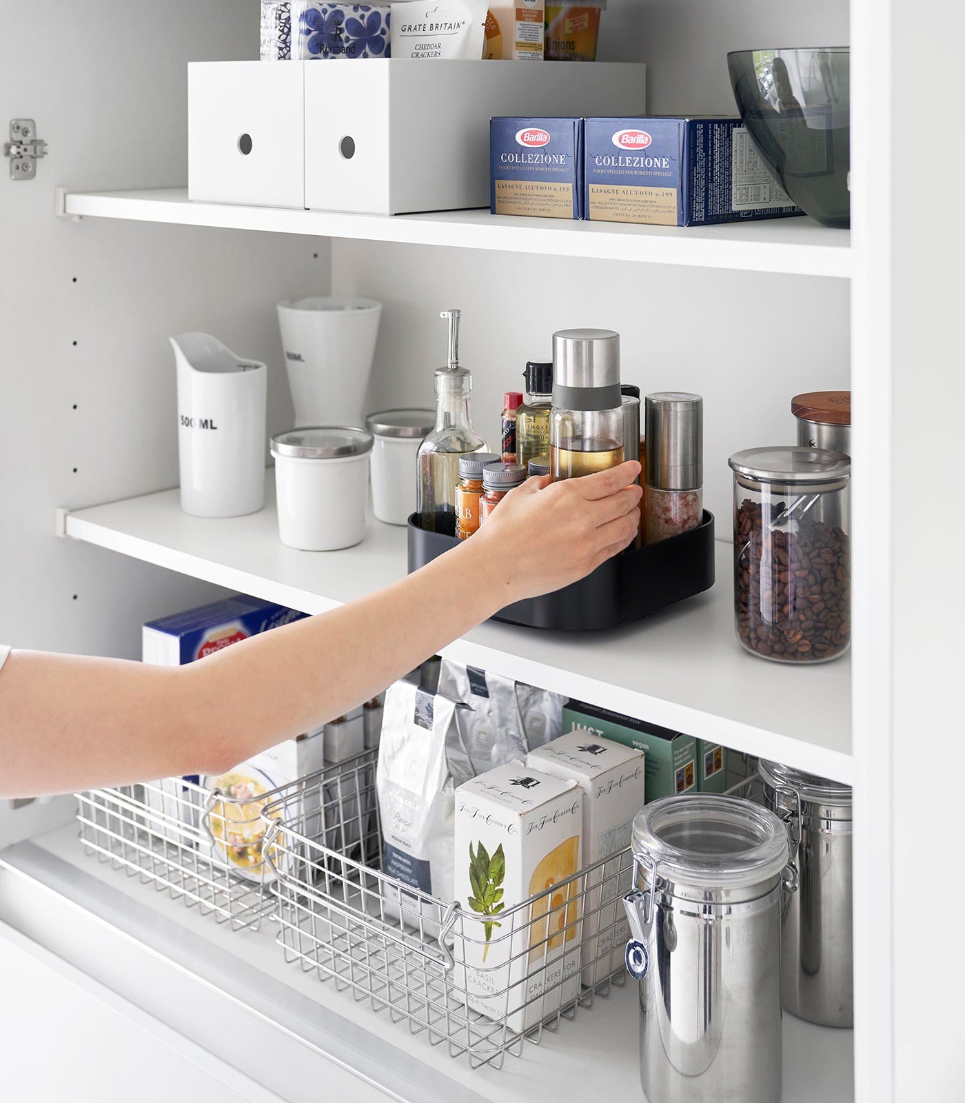 Square Lazy Susan Organizer - Kitchen Calm