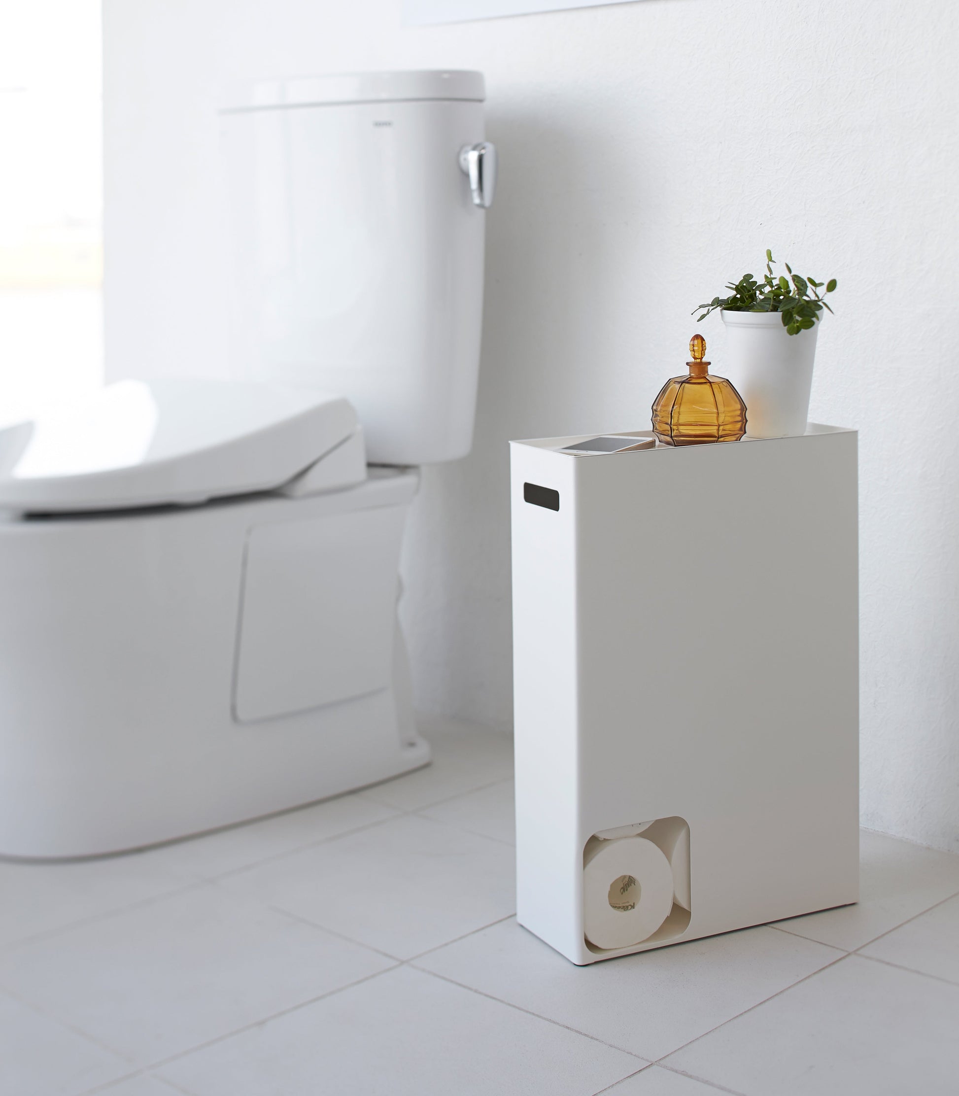 Steel Toilet Paper Stocker - Bathroom Reset