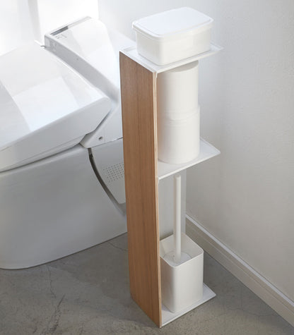 Steel & Wood Bathroom Organizer - Bathroom Reset