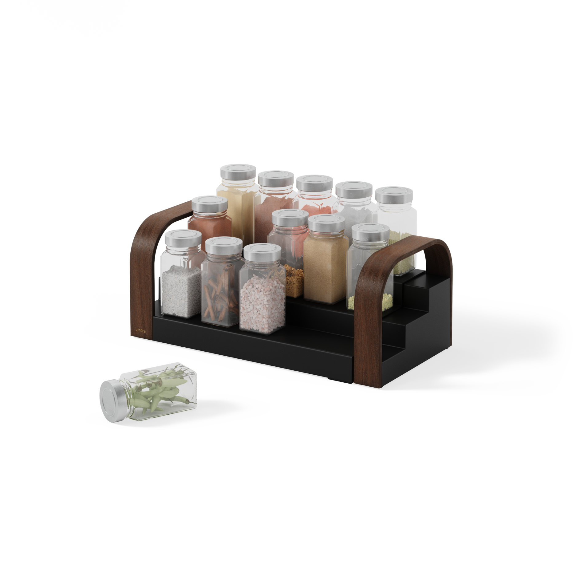 Three-Tier Spice Shelf - Kitchen Calm