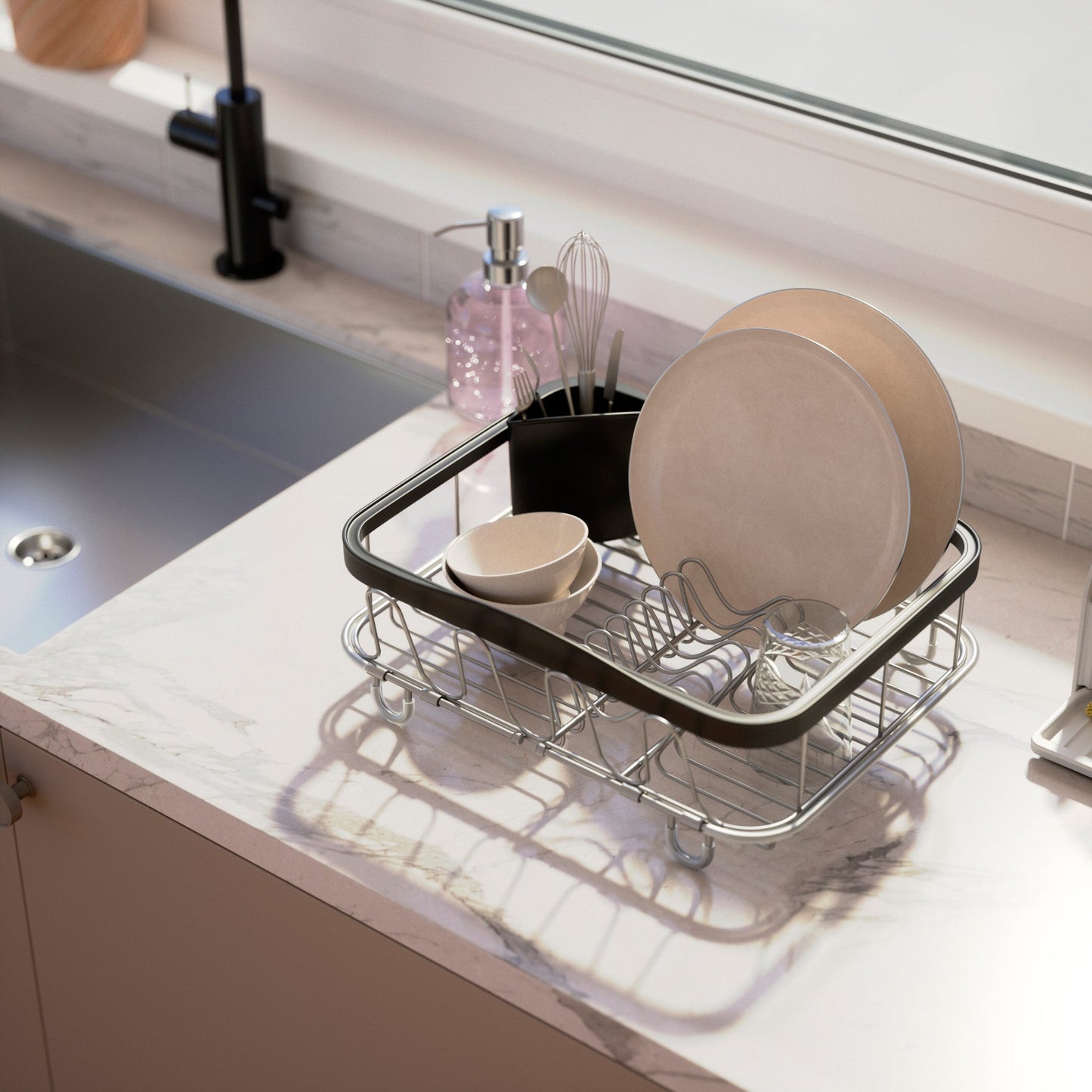 Multi-Use Sink Dish Rack - Kitchen Calm