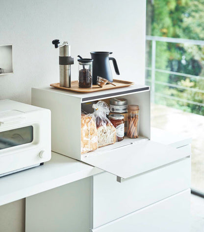 Slim Steel Bread Box - Kitchen Calm