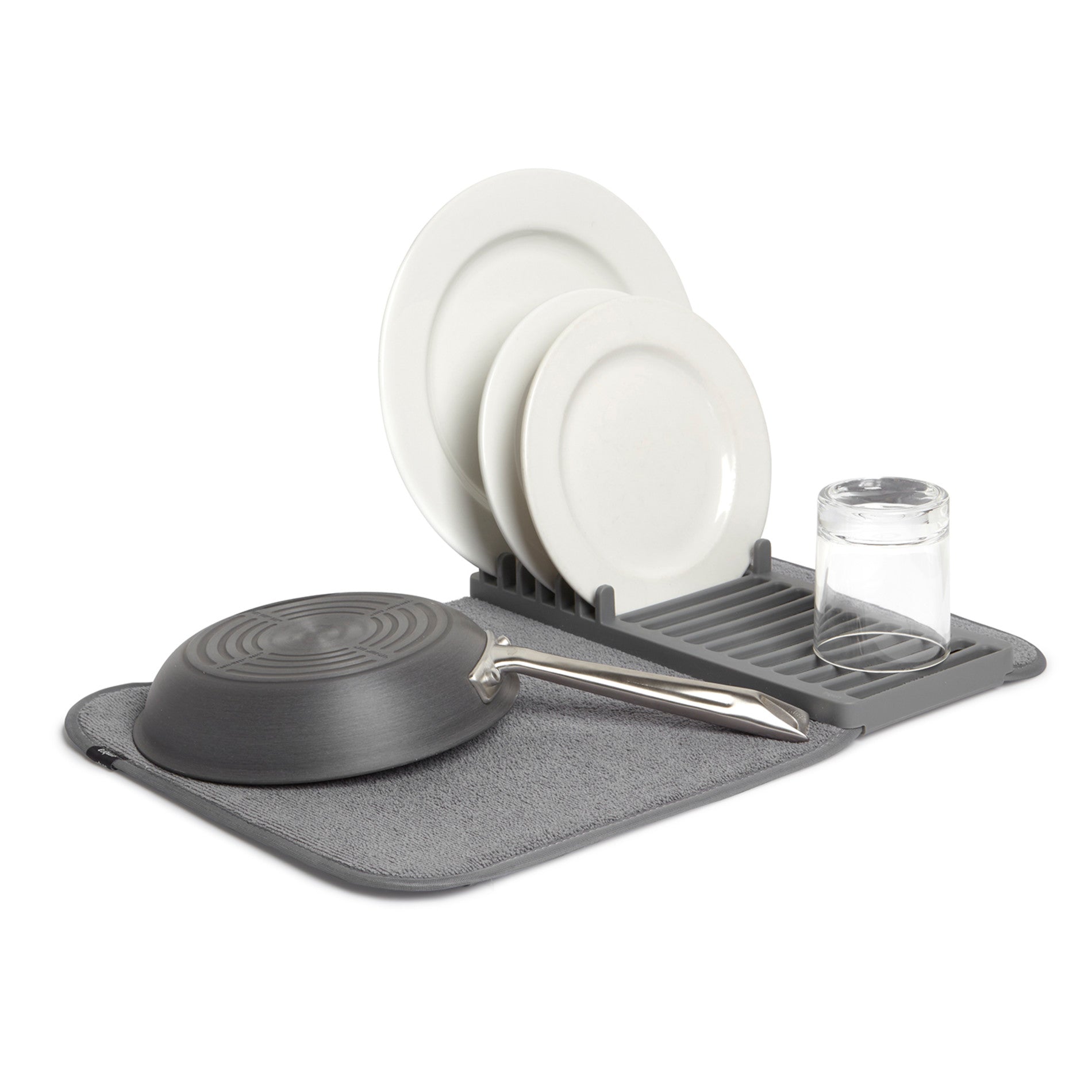 Mini Dish Drying Rack with Mat - Kitchen Calm