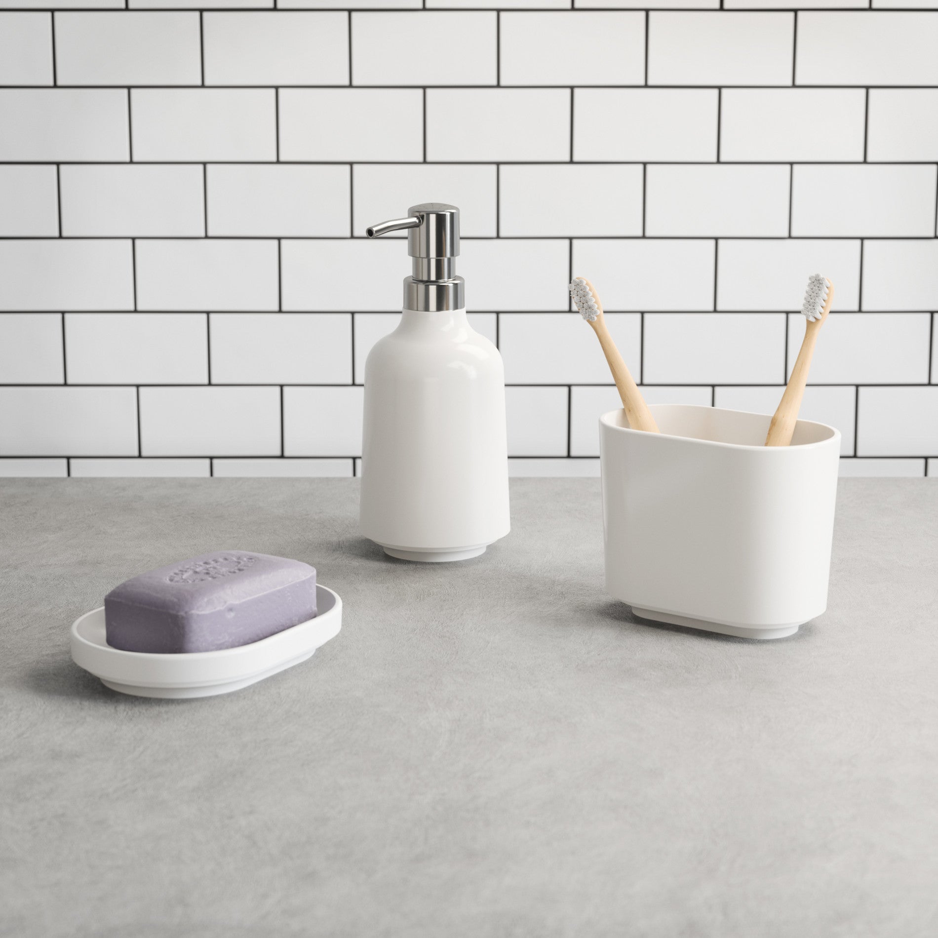 Compact Soap Pump - Bathroom Reset