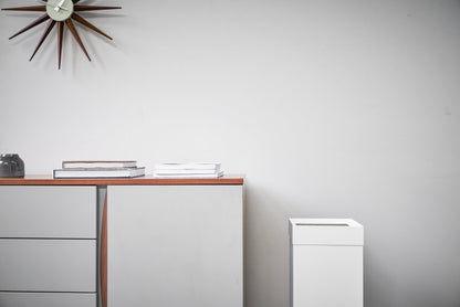 Tall Steel Trash Can - Neat Corners