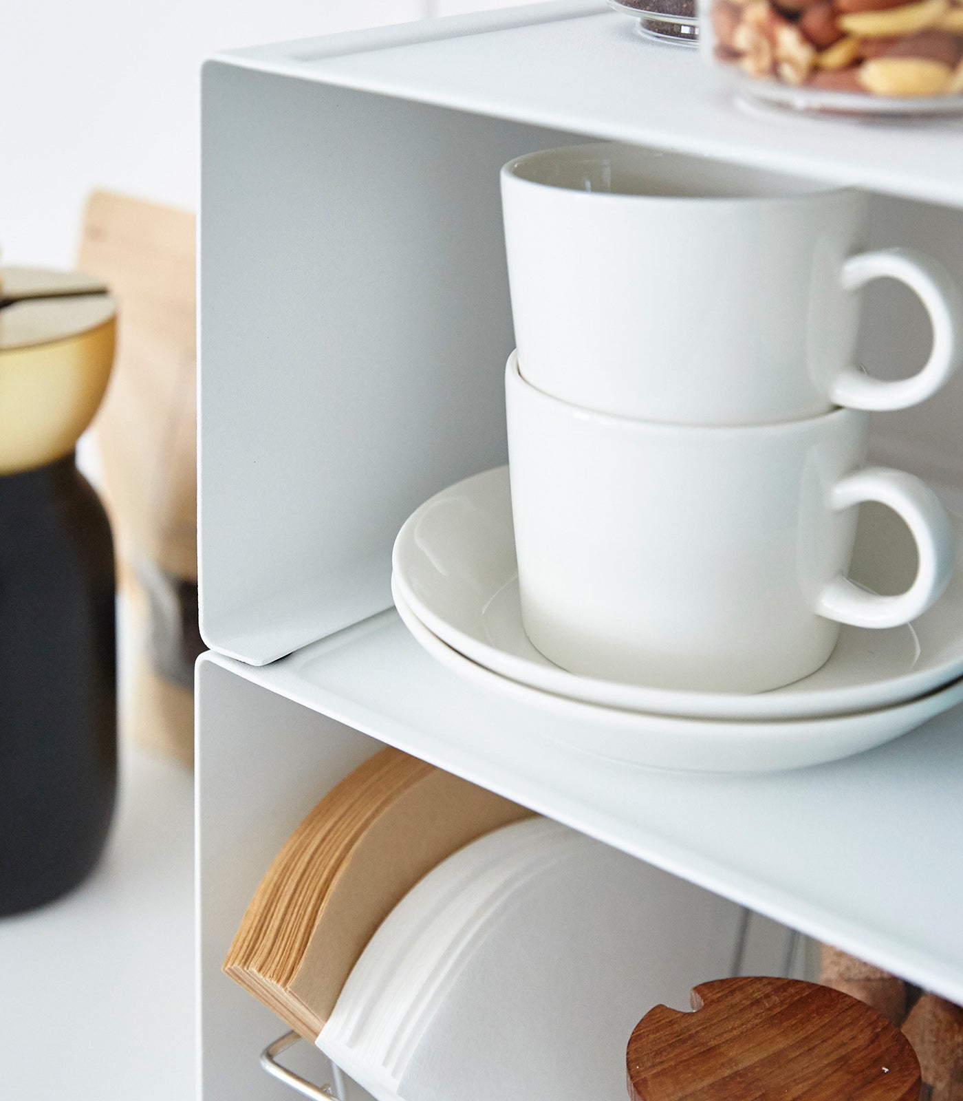 Stackable Countertop Shelf Riser - Neat Corners