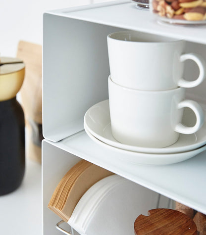 Stackable Countertop Shelf Riser - Neat Corners