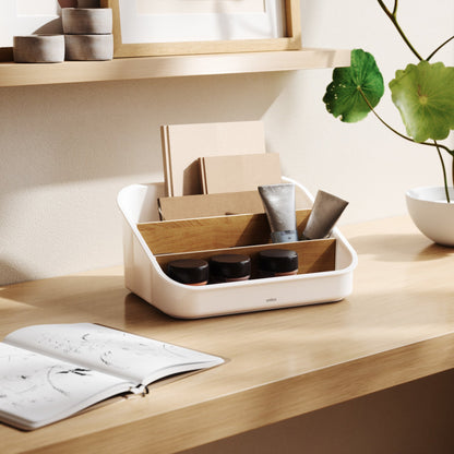 Wood-Accent Packet Organizer - Kitchen Calm