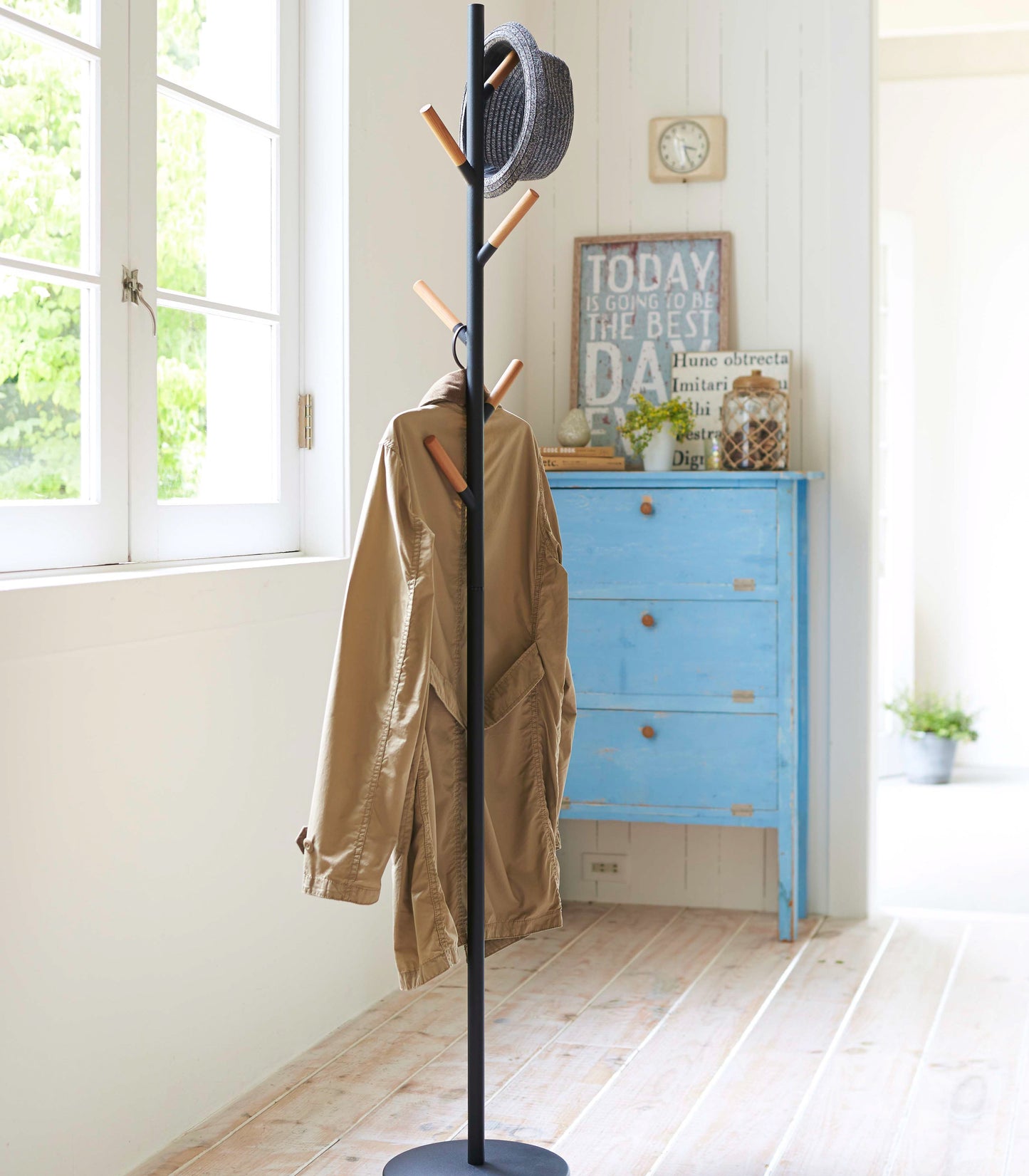 Slim Freestanding Coat Rack - Entryway Essentials