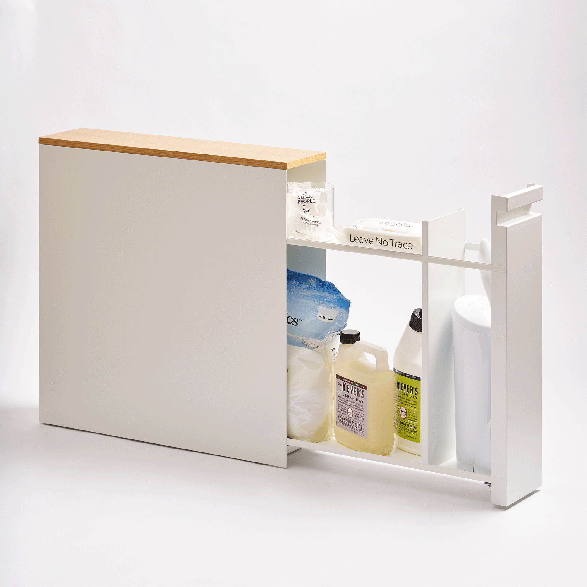 Pull-Out Bathroom Storage Cabinet - Bathroom Reset