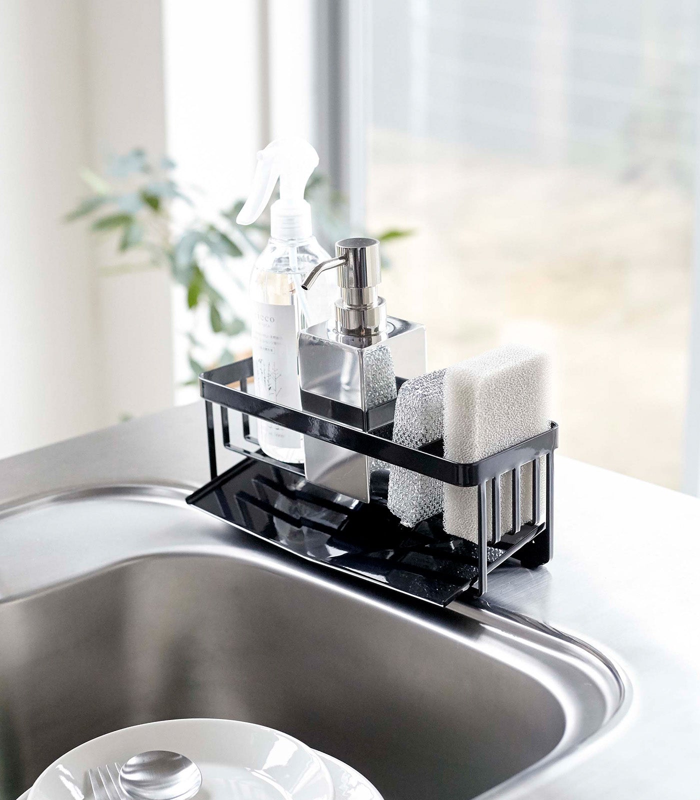 Sink Sponge & Bottle Holder - Kitchen Calm