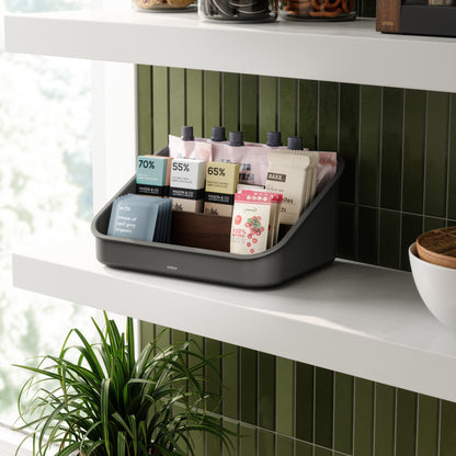 Wood-Accent Packet Organizer - Kitchen Calm