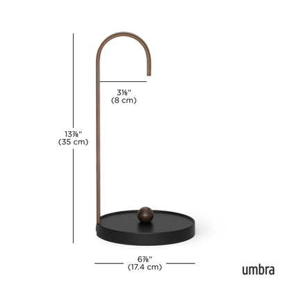 Wood-Accent Paper Towel Holder - Bathroom Reset
