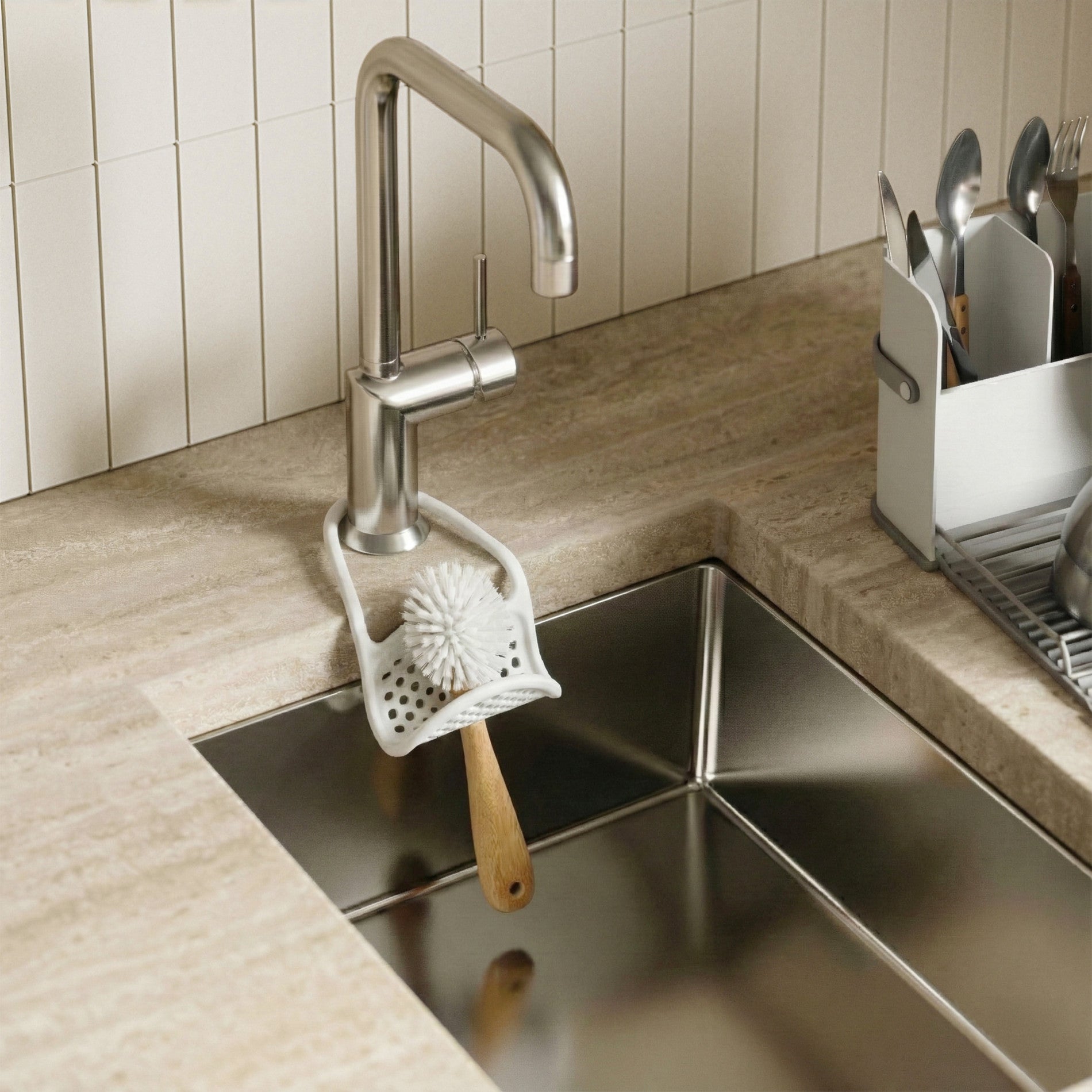 Flexible Sink Sponge Holder - Kitchen Calm