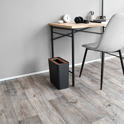 Rectangle Steel & Wood Trash Can - Neat Corners