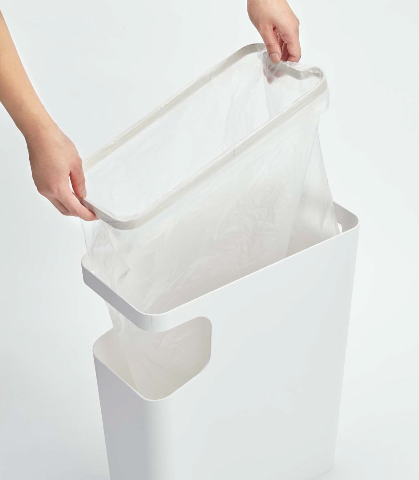 Side Table Trash Can - Neat Corners