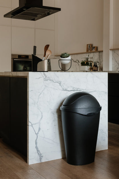 Swing-Top Kitchen Trash Can - Kitchen Calm