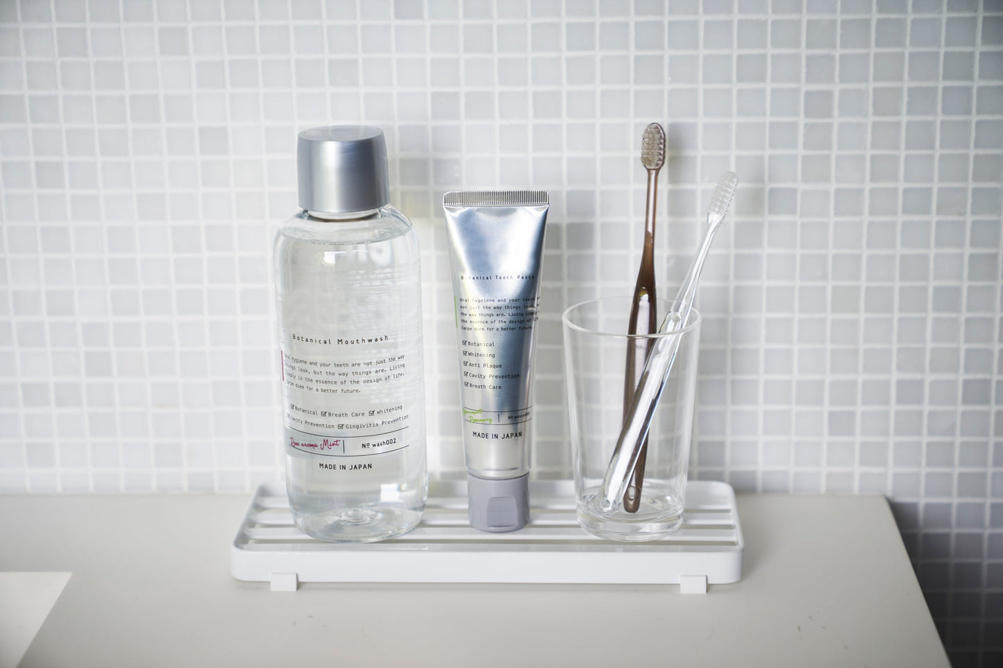 Slotted Bathroom Tray - Bathroom Reset