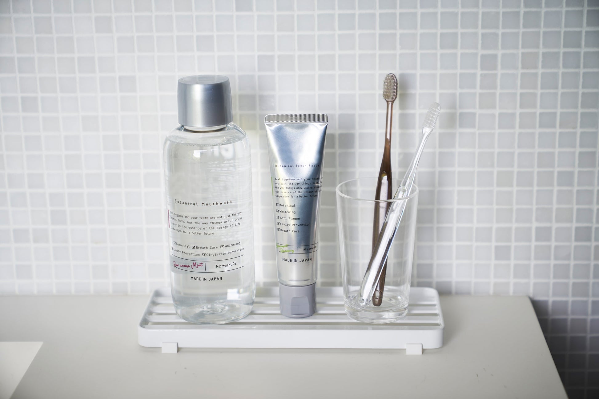 Slotted Bathroom Tray - Bathroom Reset