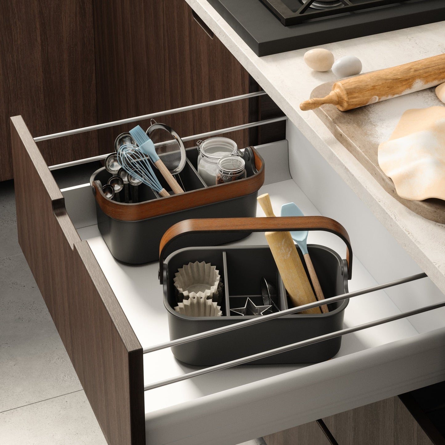 Stackable Kitchen Storage Bin - Kitchen Calm