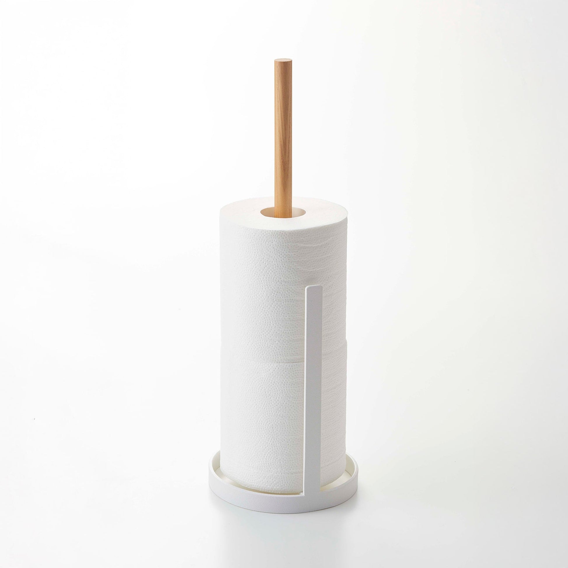 Steel & Wood Toilet Paper Stocker - Bathroom Reset