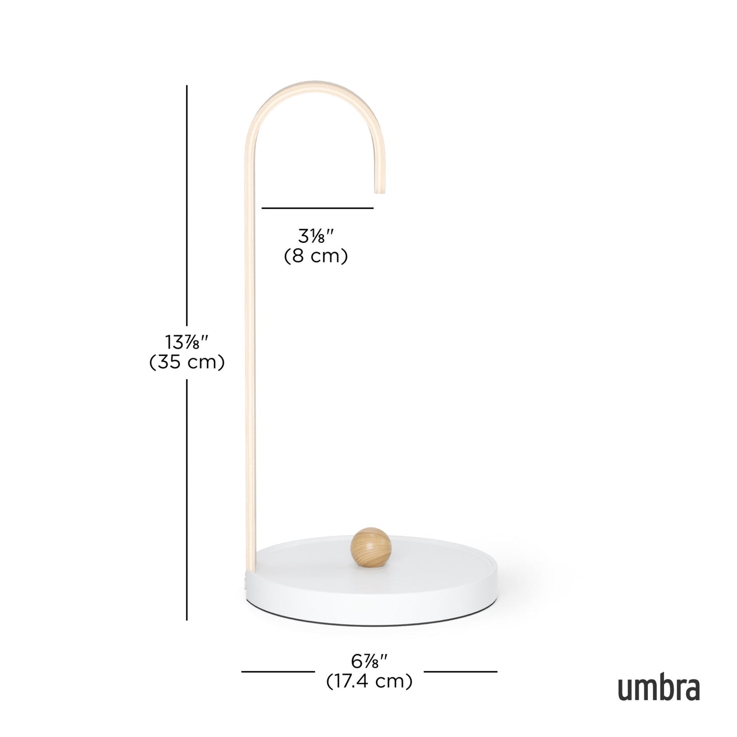 Wood-Accent Paper Towel Holder - Bathroom Reset