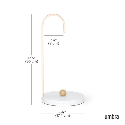 Wood-Accent Paper Towel Holder - Bathroom Reset