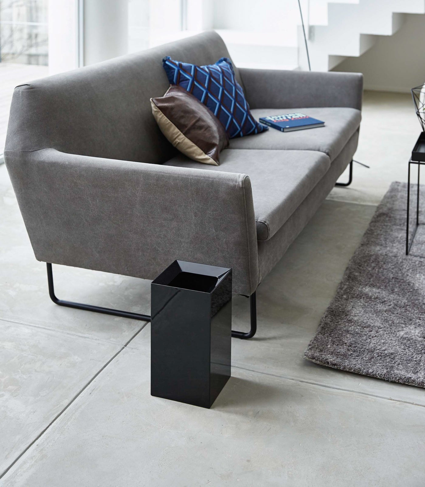 Compact Open-Top Trash Can - Neat Corners