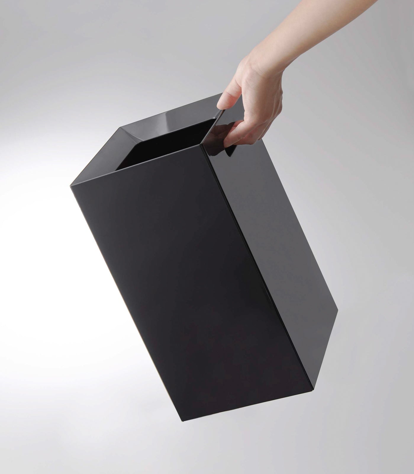 Compact Open-Top Trash Can - Neat Corners