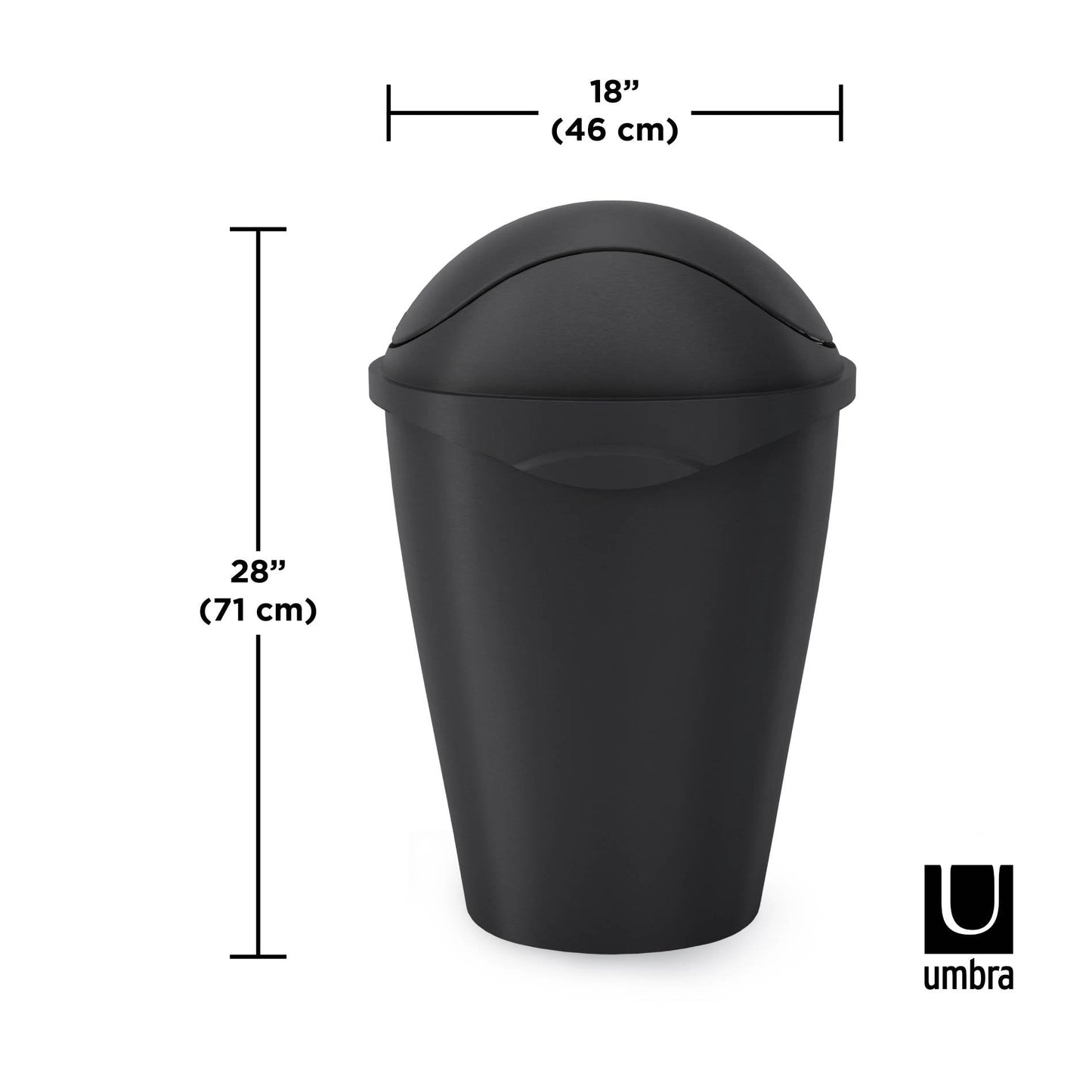 Swing-Top Kitchen Trash Can - Kitchen Calm