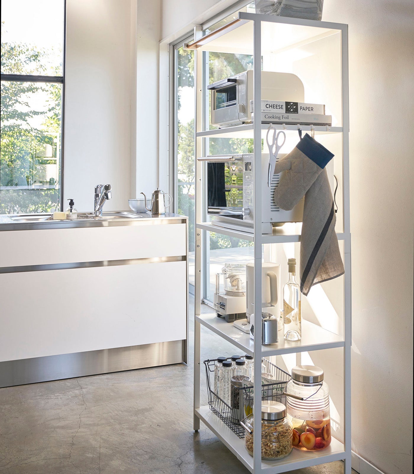 Tall 67-Inch Storage Rack - Neat Corners