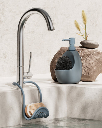 Soap Pump & Sponge Caddy - Bathroom Reset