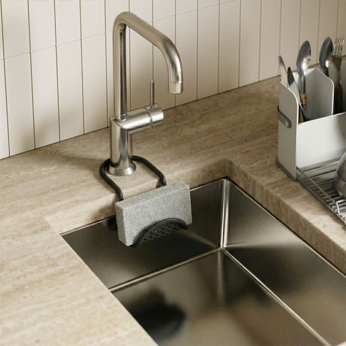 Flexible Sink Sponge Holder - Kitchen Calm
