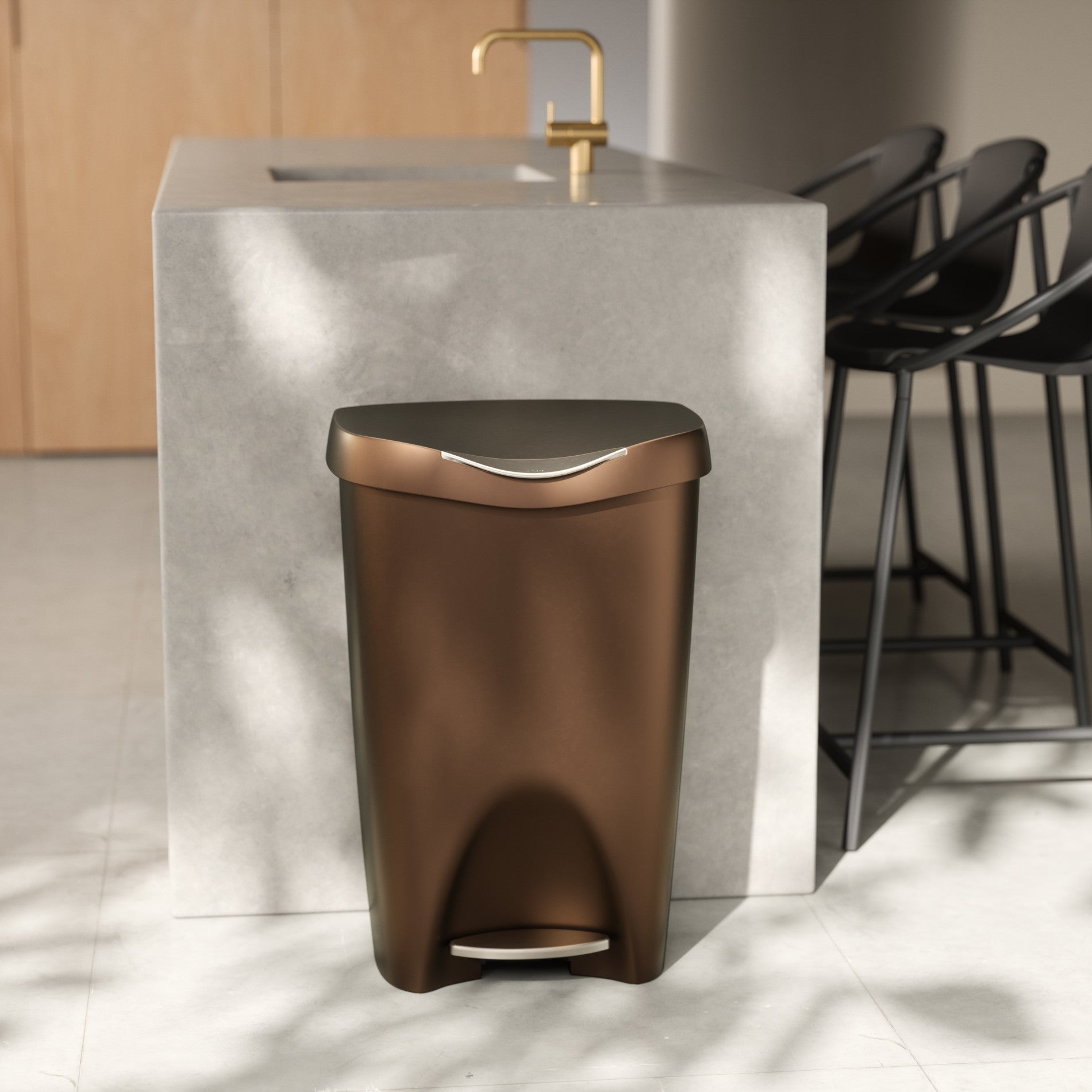 Step-On Kitchen Trash Can - Kitchen Calm