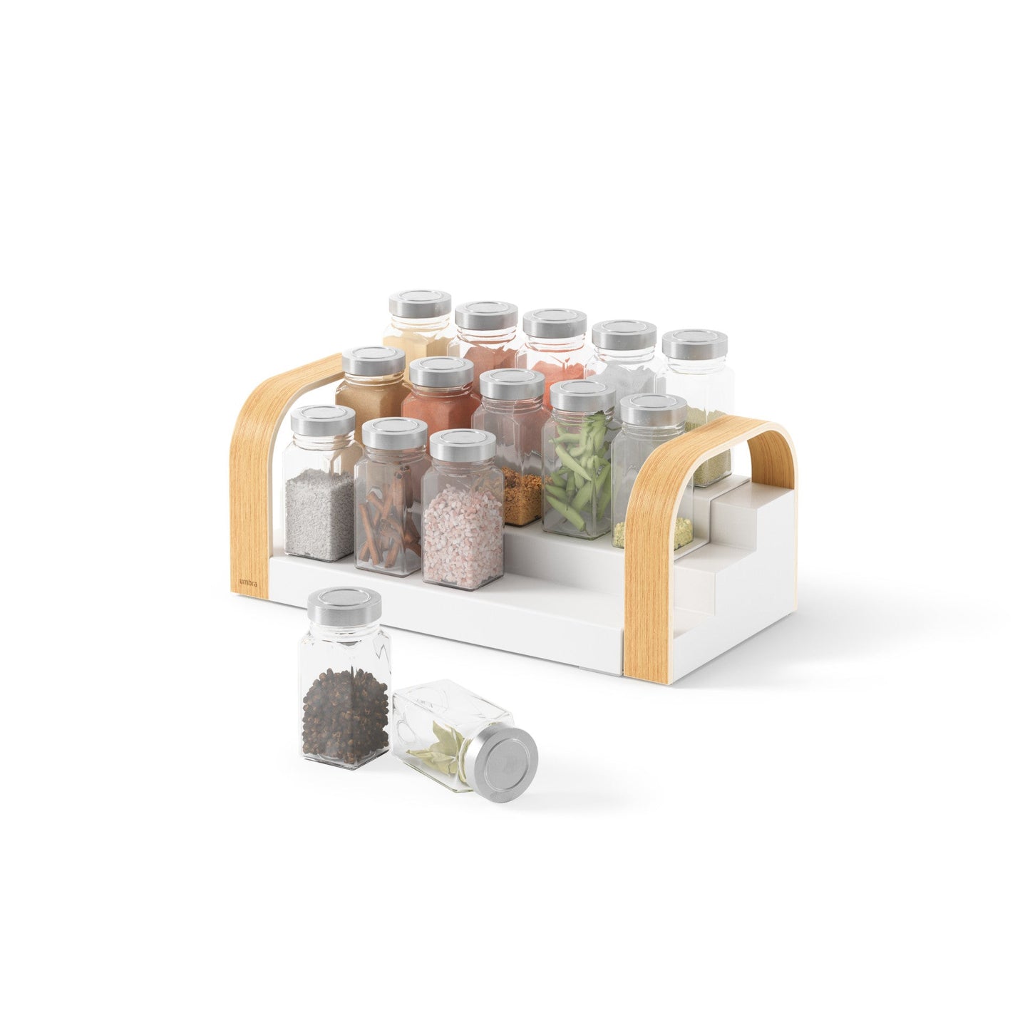 Three-Tier Spice Shelf - Kitchen Calm