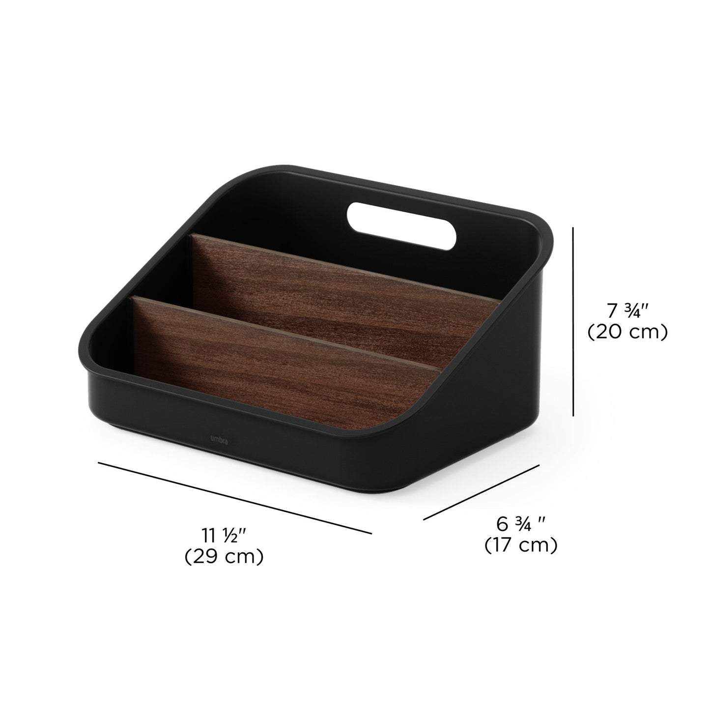 Wood-Accent Packet Organizer - Kitchen Calm